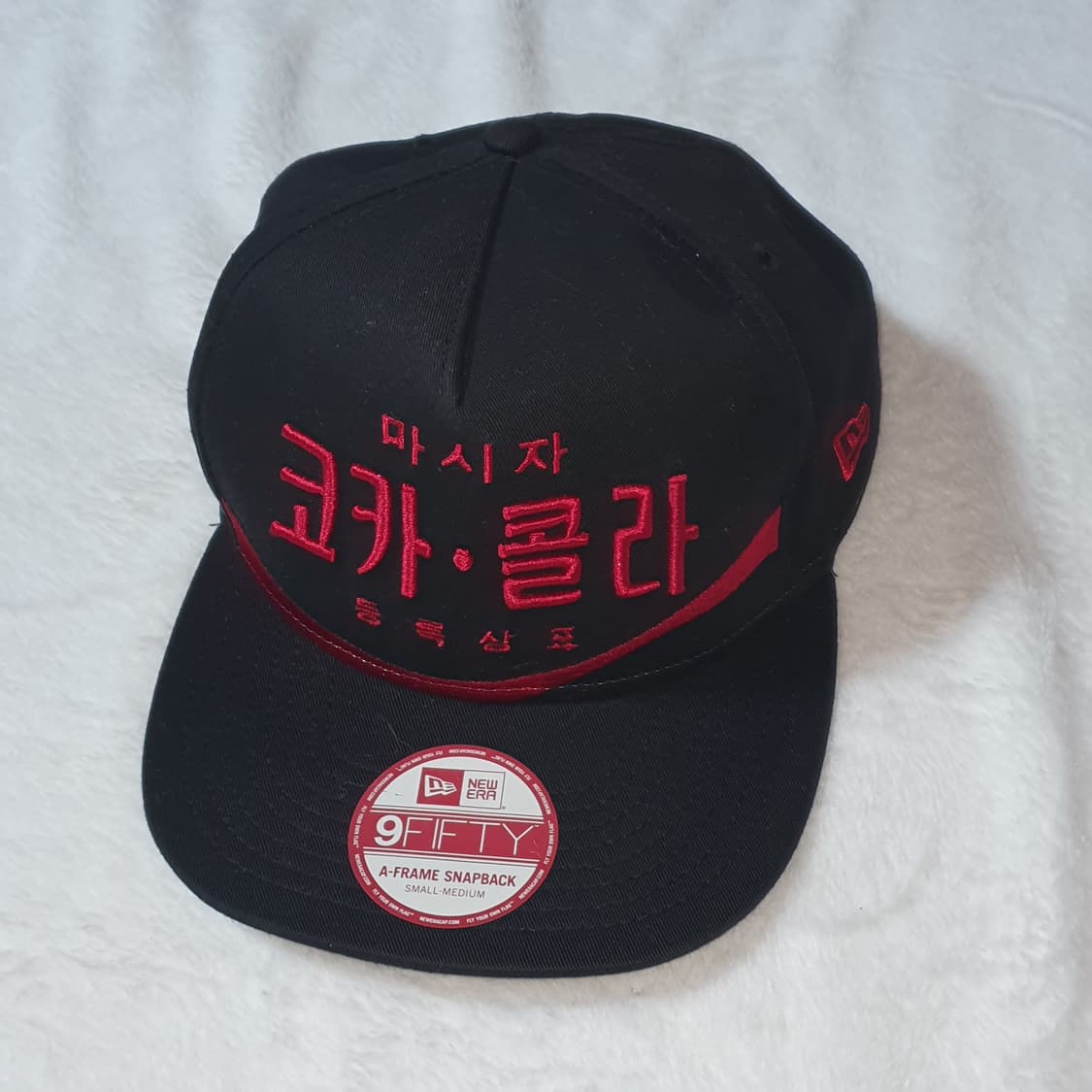 뉴에라한정판 코카콜라 한글판 블랙  S/M.coca cola Korean 상품이미지2