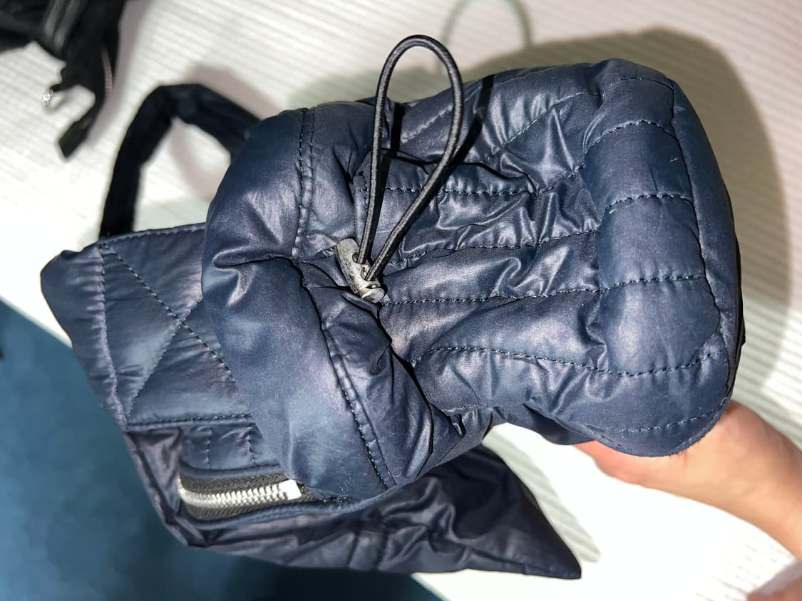 SHIRRING SHOULDER PADDED BAG NAVY 상품이미지7