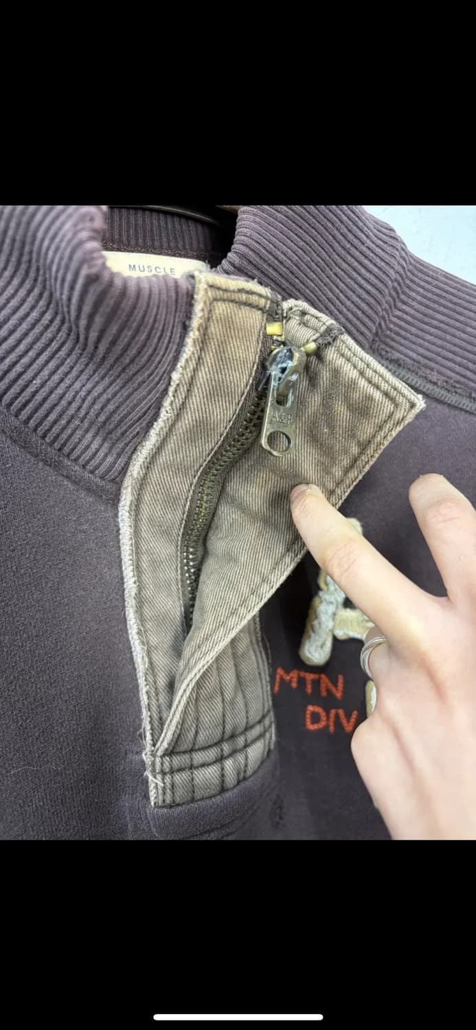 아베크롬비 AF 하이넥 딥브라운 니트 H1304 상품이미지5