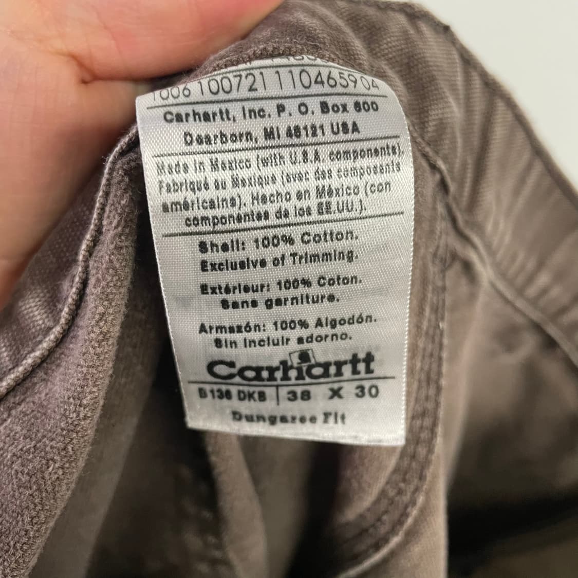 칼하트 더블니 워크팬츠 상품이미지9