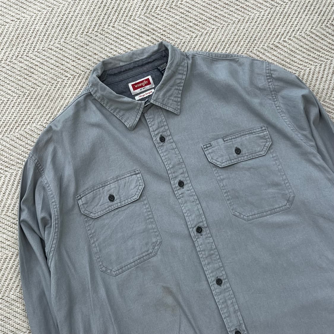 랭글러 투포켓 워크 셔츠 r2896 상품이미지3