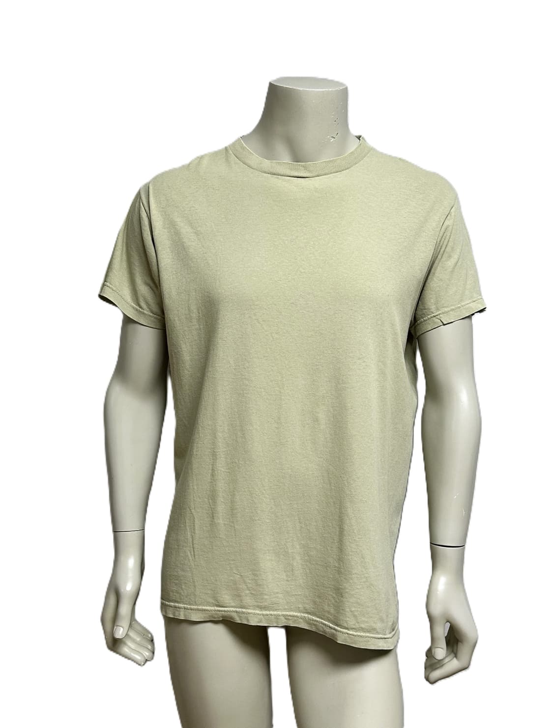 미군 카키색 구형 라운드 반팔 티셔츠 (L) (1) (만원샵) 상품이미지1