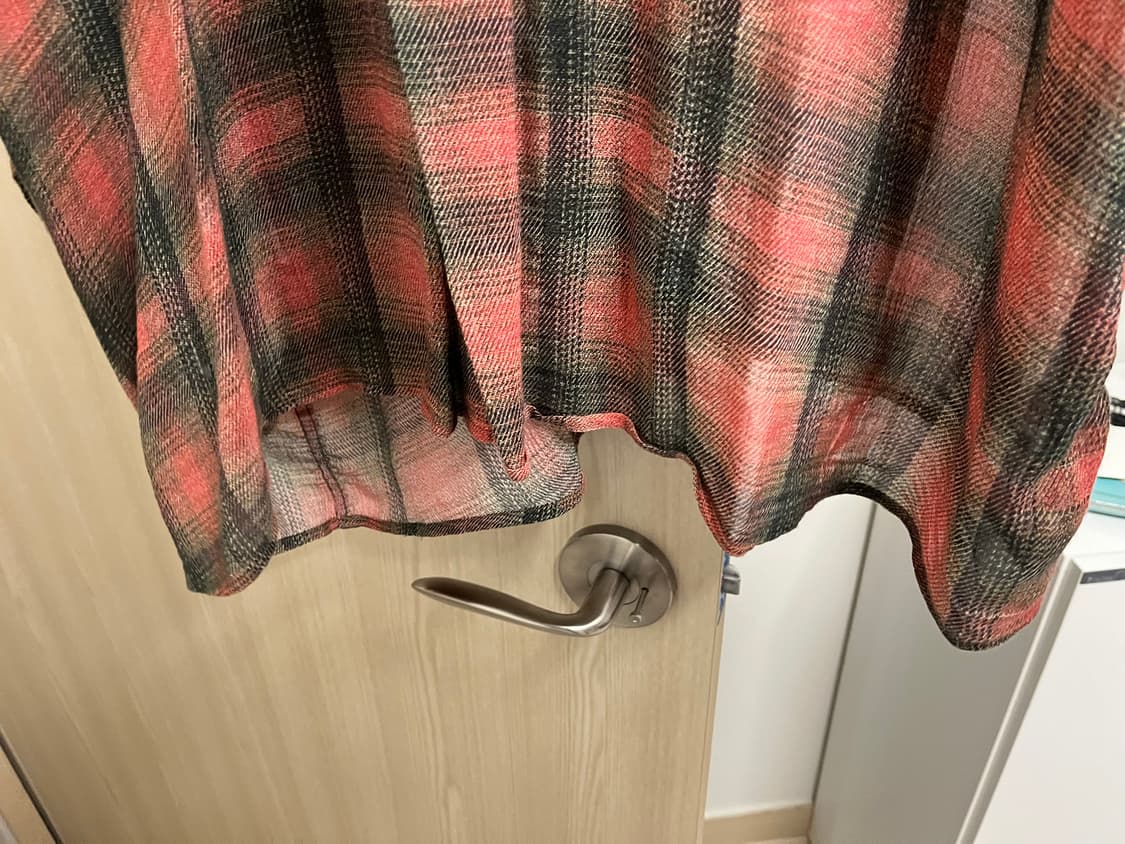 아워레가시 보로우드 셔츠 빅 럼버체크 프린트 48 사이즈 상품이미지10