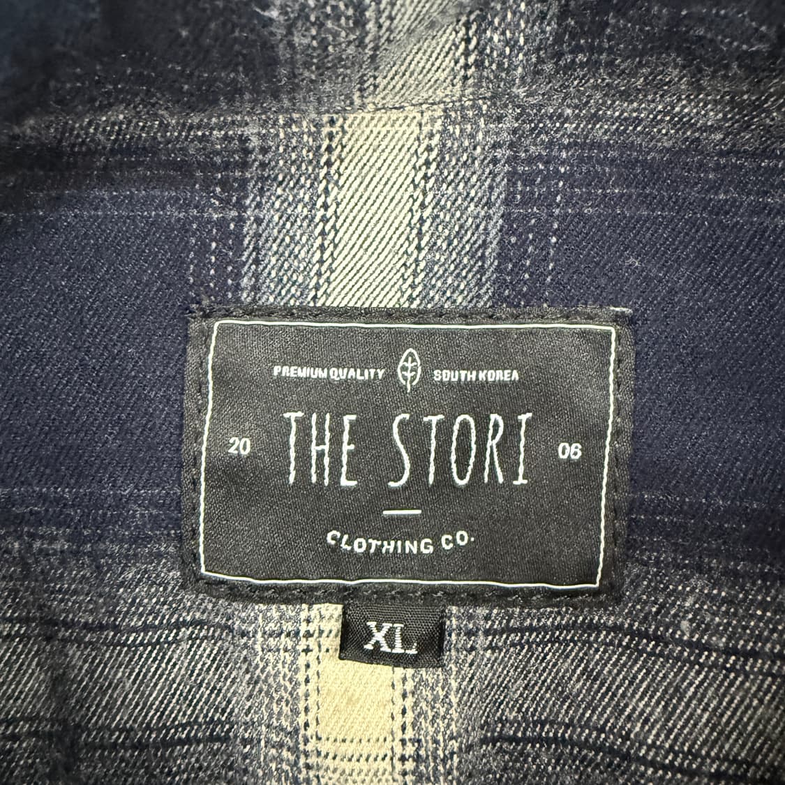 (XL)더 스토리 The story 플란넬 투포켓 체크셔츠 상품이미지2