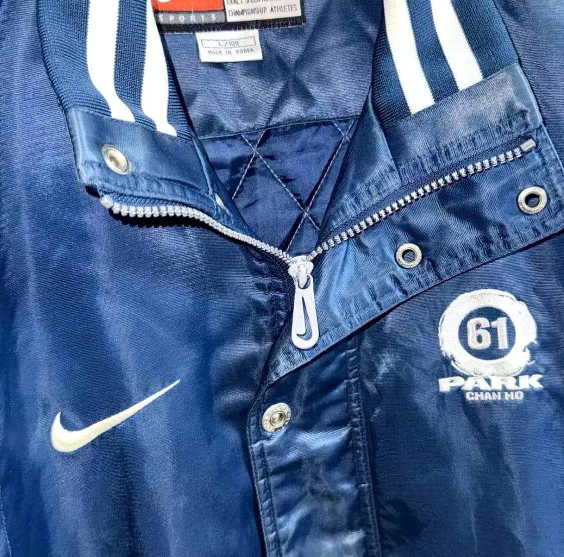 NIKE 나이키 00s 박찬호 스타디움 봄버 바시티 자켓 상품이미지5