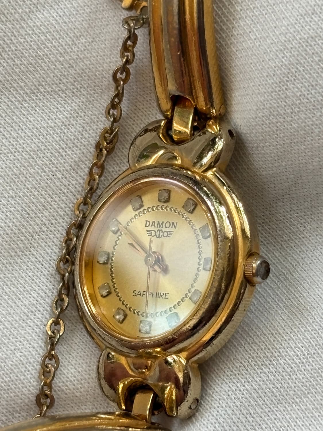 vintage damon metal chain watch  상품이미지3