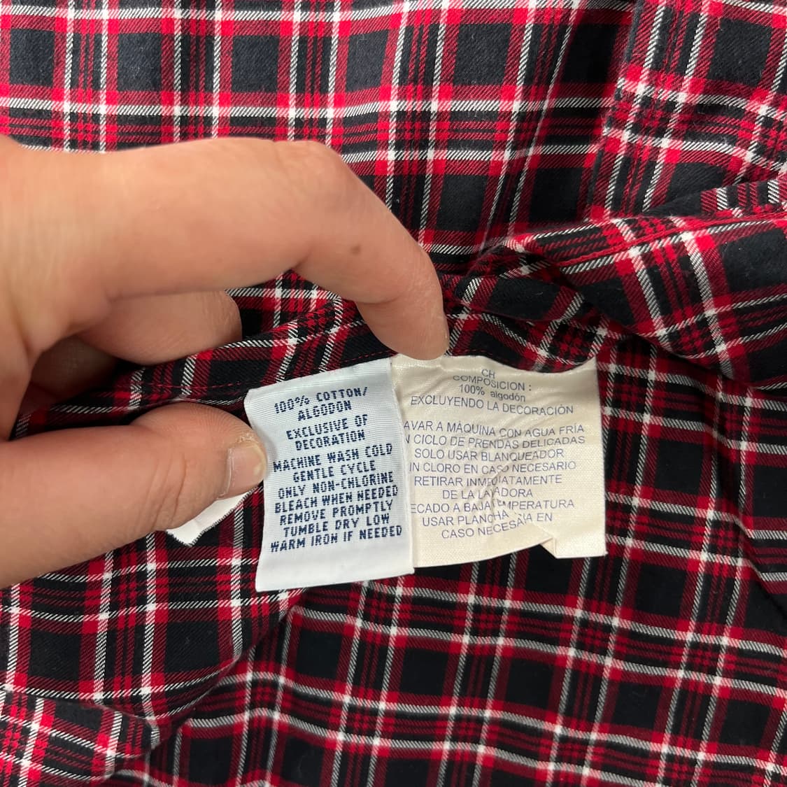 100 폴로랄프로렌 빈티지 체크 코튼 셔츠 상품이미지6