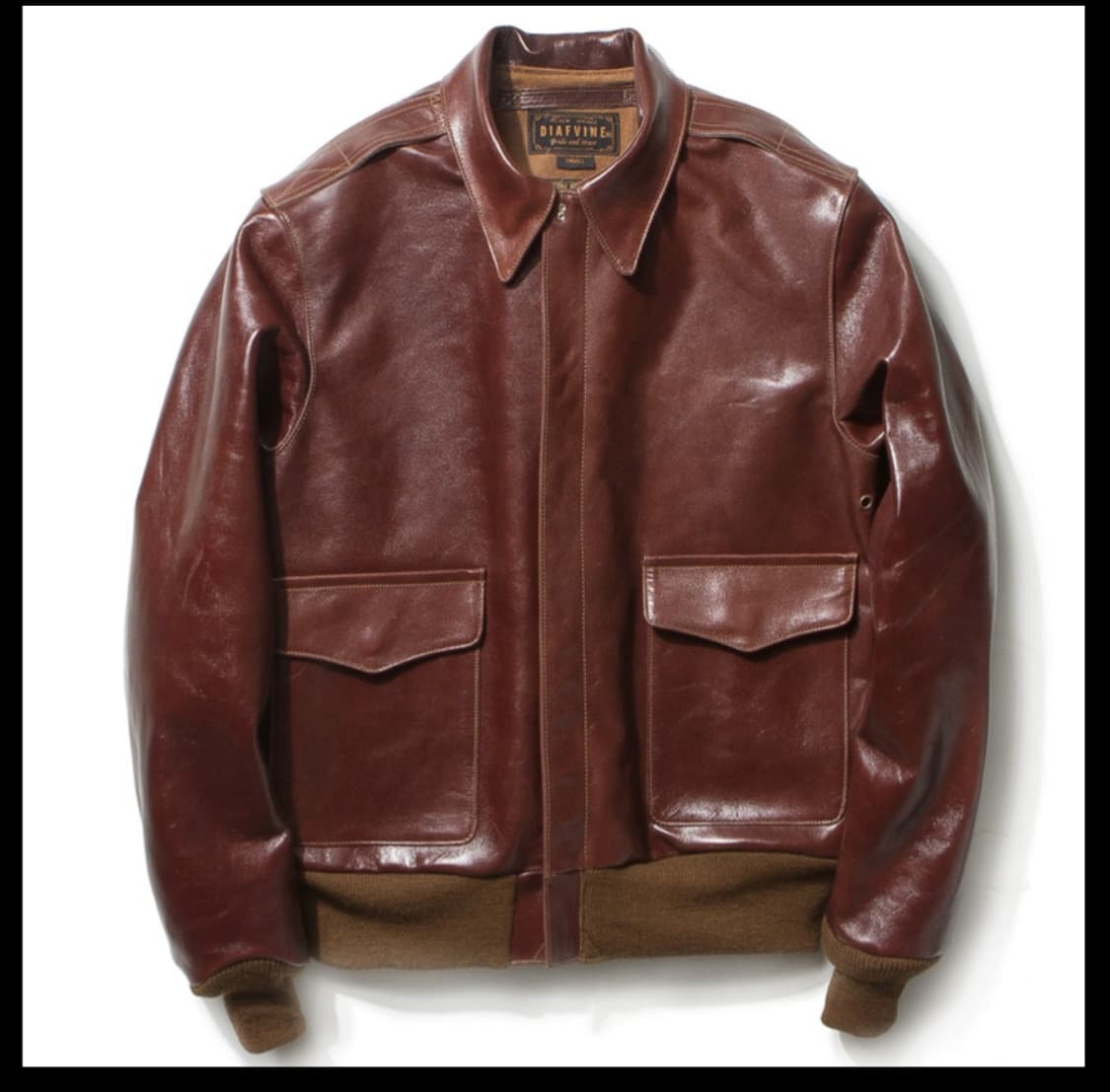 디아프바인 A-2 신키 말가죽 자켓 상품이미지1