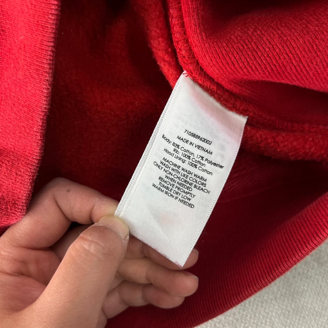 95 폴로랄프로렌 빅포니 레드 후드집업 상품이미지5