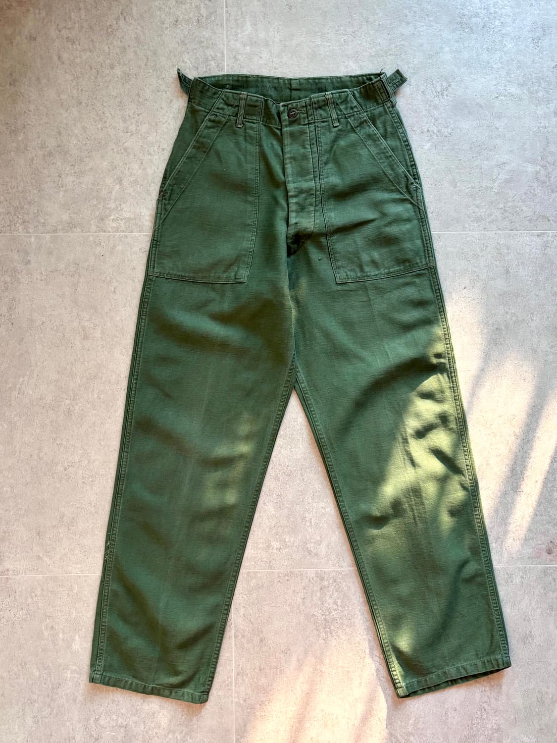 50's 미군 OG 107 퍼티그 팬츠 S(28~29) 초기형 상품이미지1