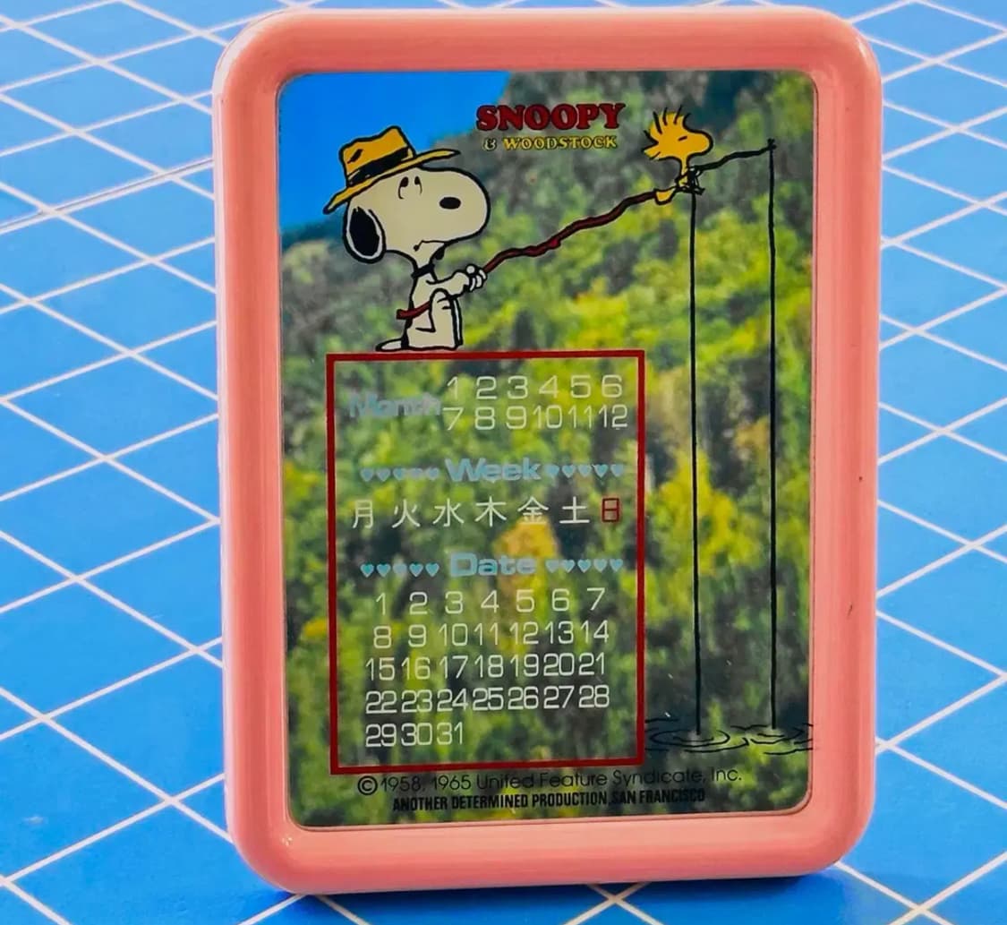 스누피 빈티지 거울 상품이미지1