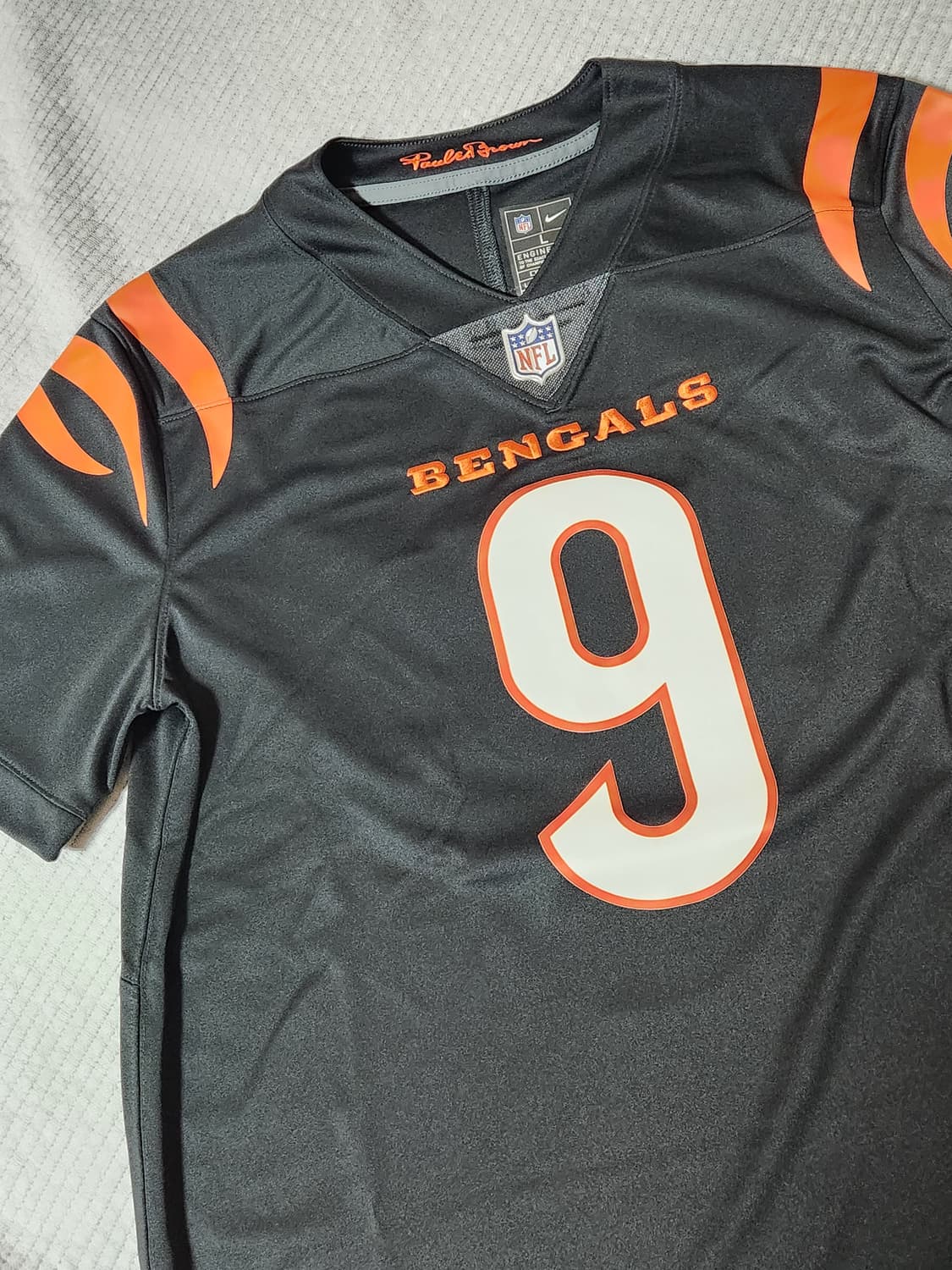 나이키 벵갈스 9번 저지 Paul Brown 상품이미지1