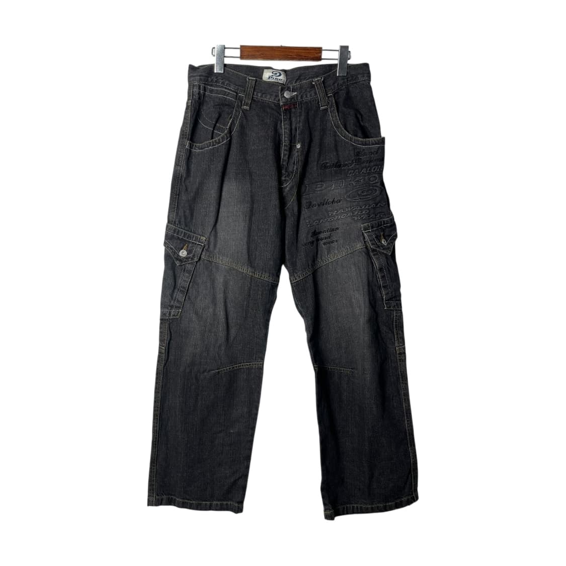 [PIKO] 피코 올드스쿨 카고 데님팬츠 상품이미지1