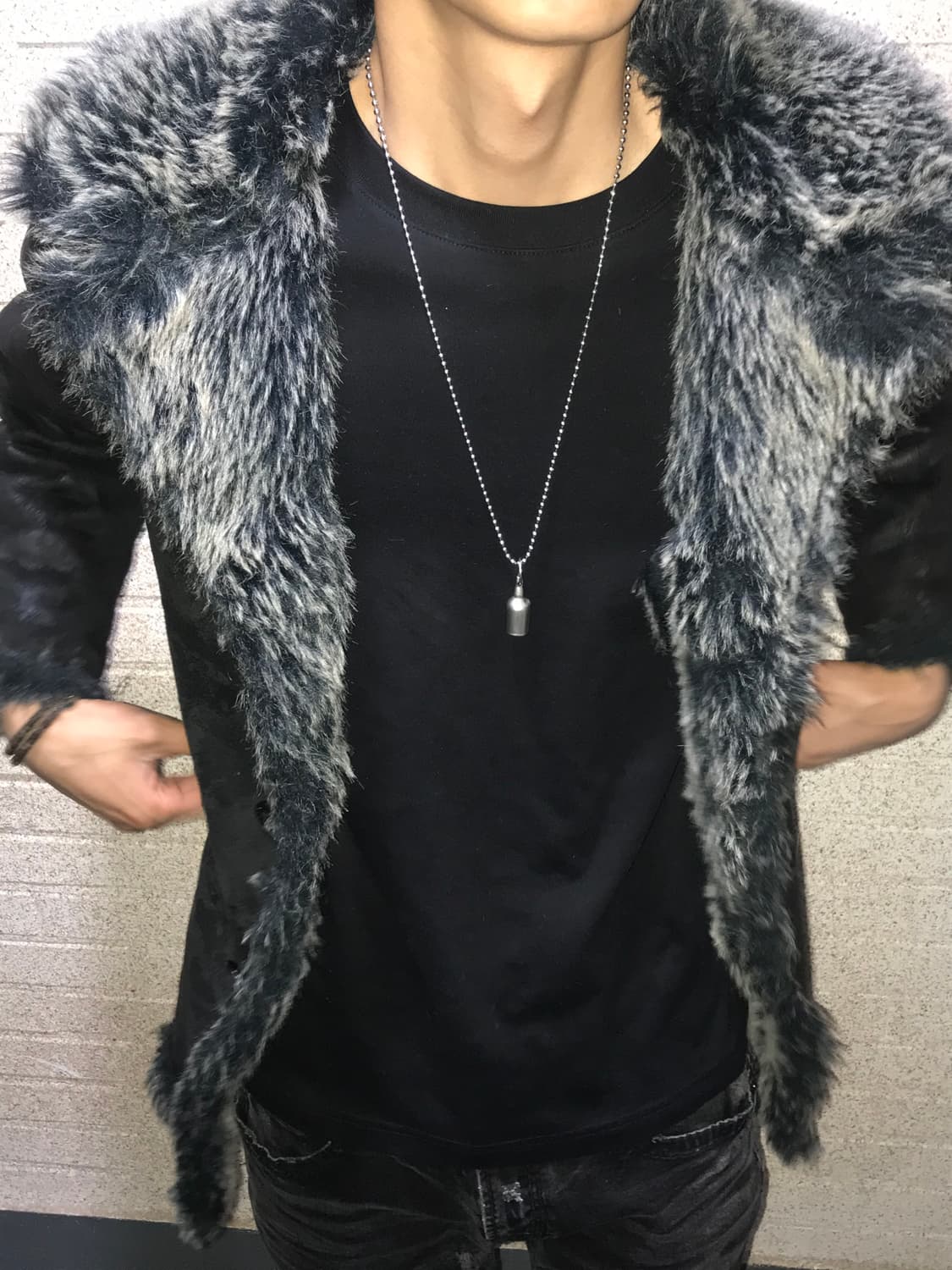 00’s In the attic grey fur mustang 상품이미지3