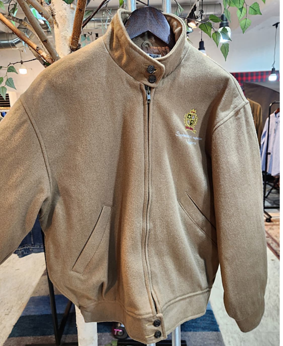 QUATORZE 콰토즈 도톰한 G9 베이지 빈티지 자켓 상품이미지5