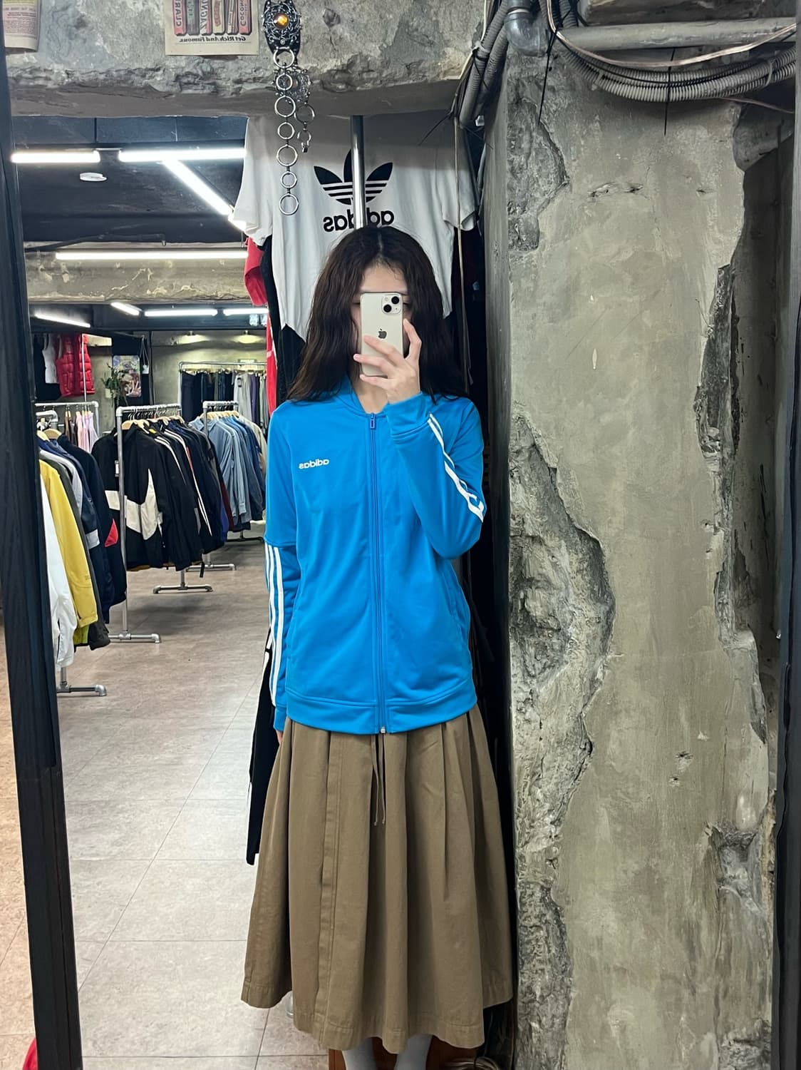 아디다스 져지 스카이블루 M #csz238 상품이미지2