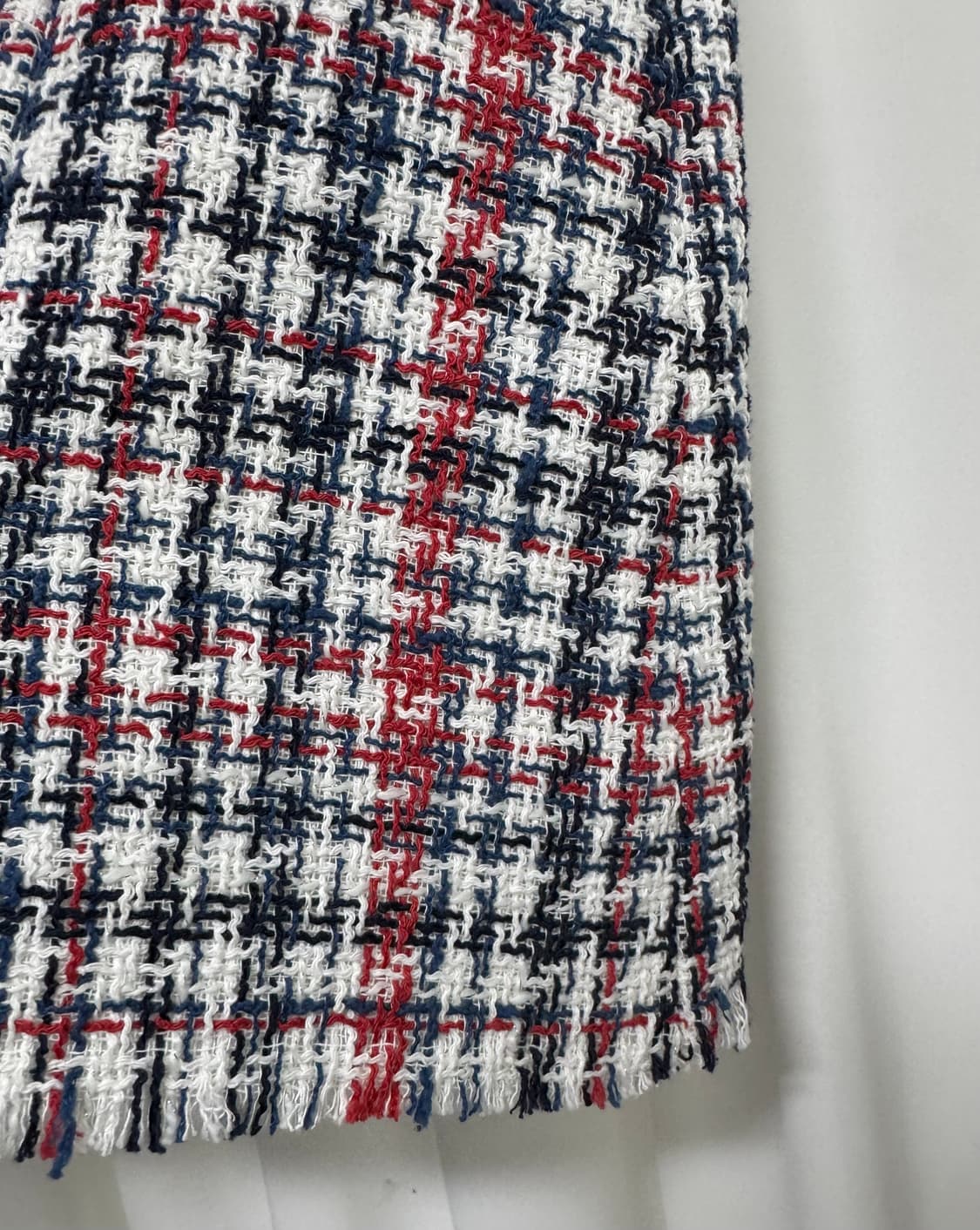 비지트인뉴욕 트위드 체크 미니스커트 상품이미지6