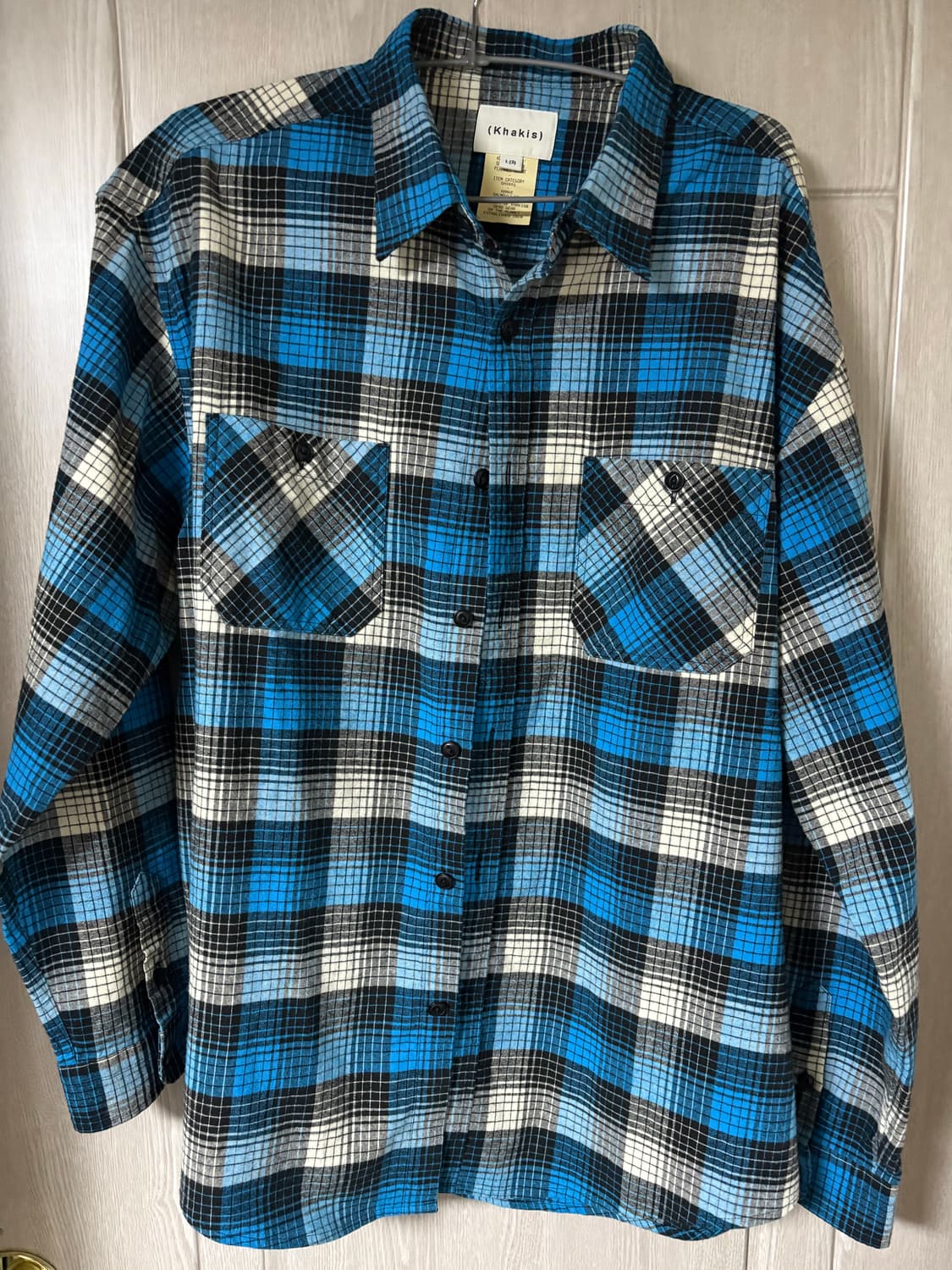 카키스 25fw 쉐도우 플란넬 셔츠 L 상품이미지2