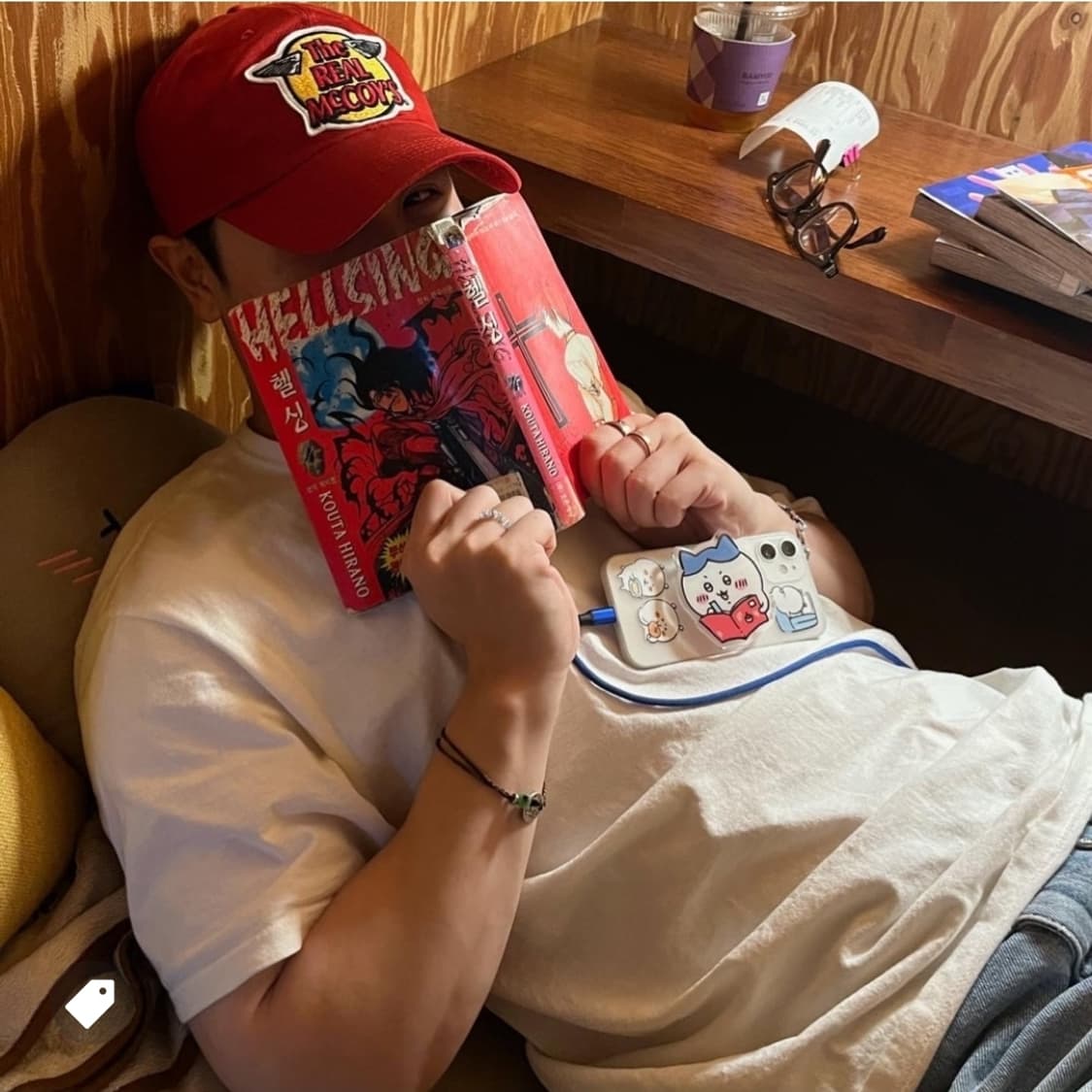 크림발 1회착) 리얼맥코이 볼캡 레드 상품이미지3