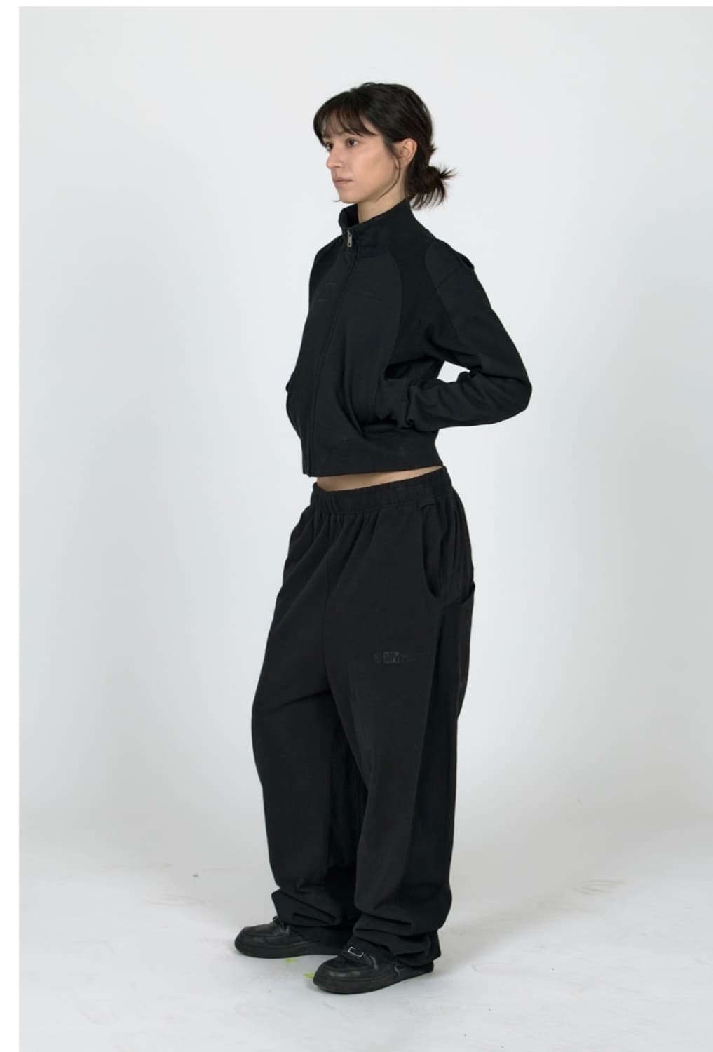 (M) MPa CONTRAST COMFORT PANTS (BLACK)  상품이미지1