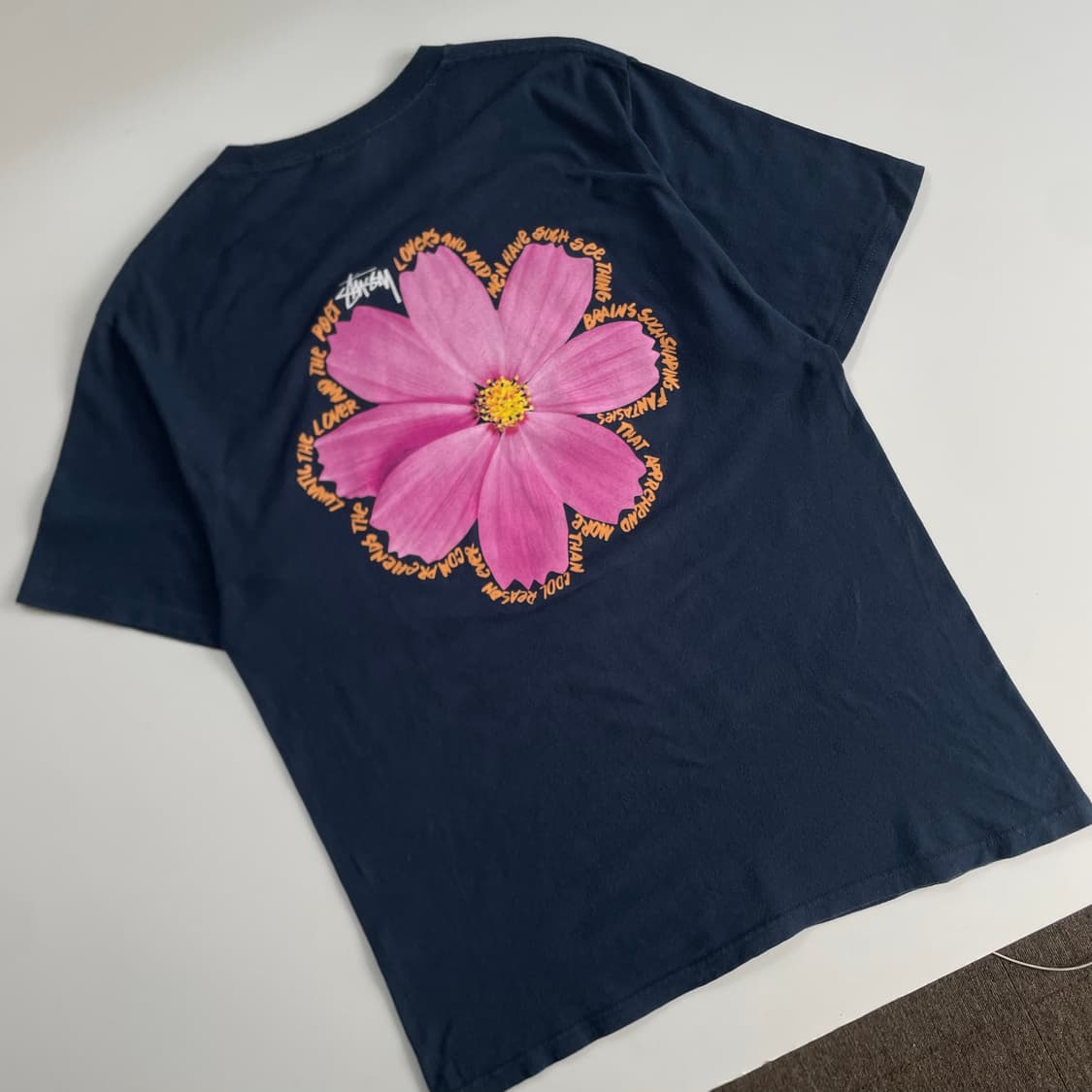 Stussy 스투시 코스모스 스펠플라워 반팔티 상품이미지2