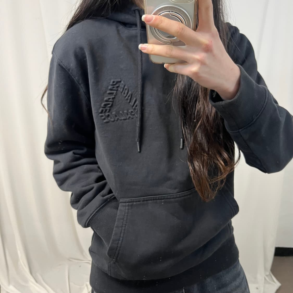 Palace DE Boss P3 Black Hoodie 상품이미지3