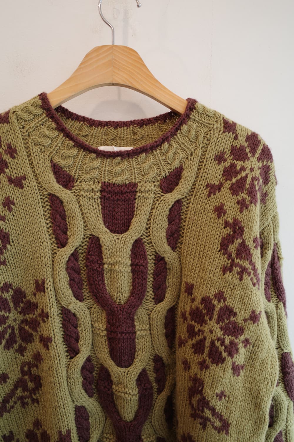 Japan brand 패턴 울니트 상품이미지2