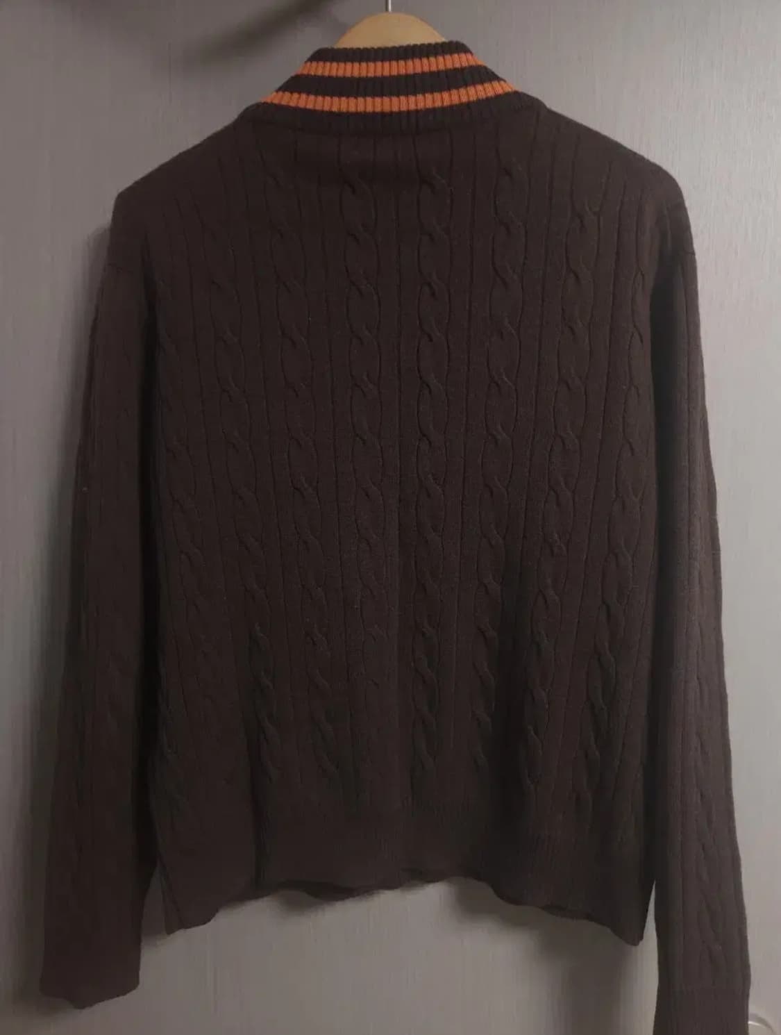 빈폴 하프집업 꽈베기 니트, XL 상품이미지4