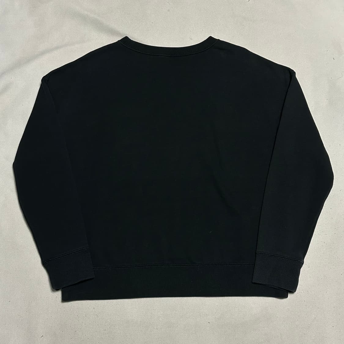 M 폴로랄프로렌 빅포니 로고 블랙 기모 맨투맨 상품이미지3