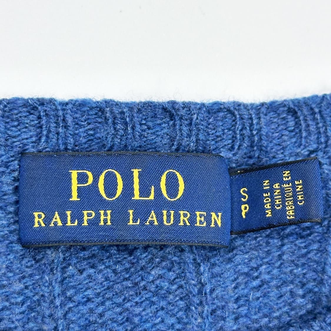 폴로 랄프로렌 포니 캐시미어 블루 니트 (S 여성추천) 상품이미지7
