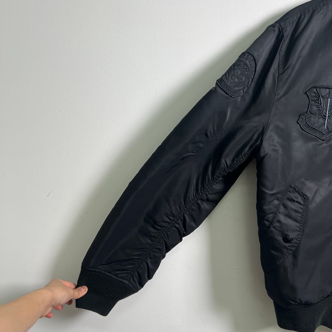 알파인더스트리 블랙 MA-1 항공점퍼 XL 상품이미지7