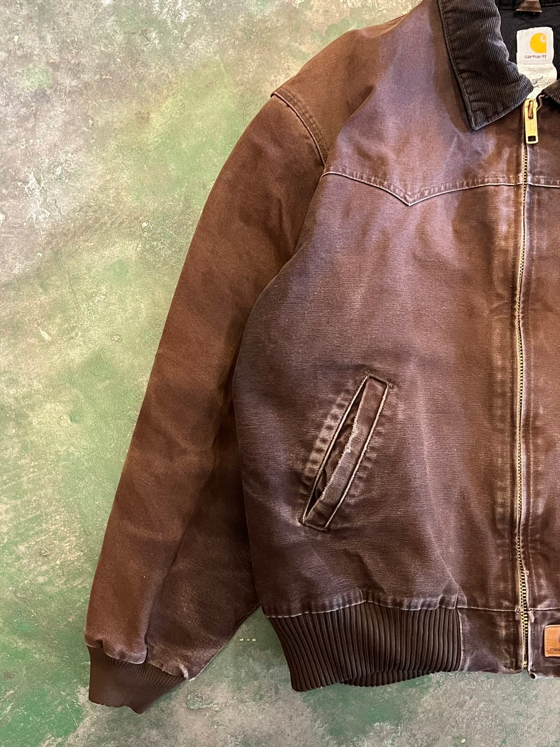 [2XL] 칼하트 산타페 J14 덕 캔버스 DKB 다크브라운 빈티지 자켓 상품이미지5