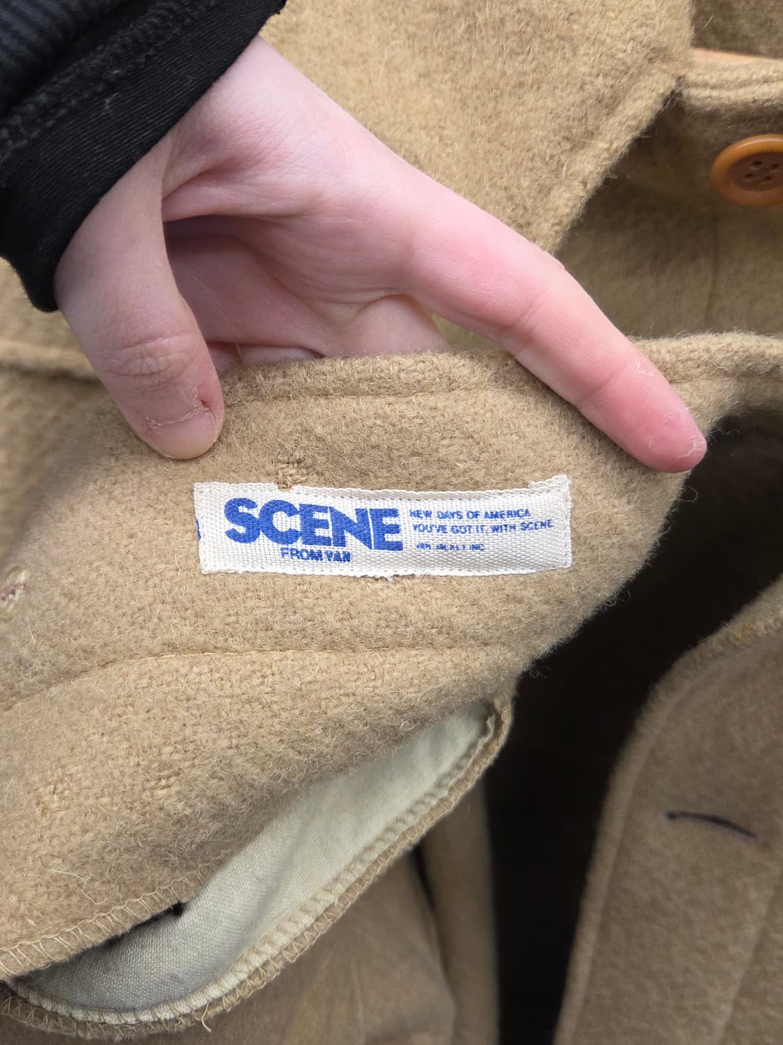 1980s Scene from van 울 자켓 상품이미지8