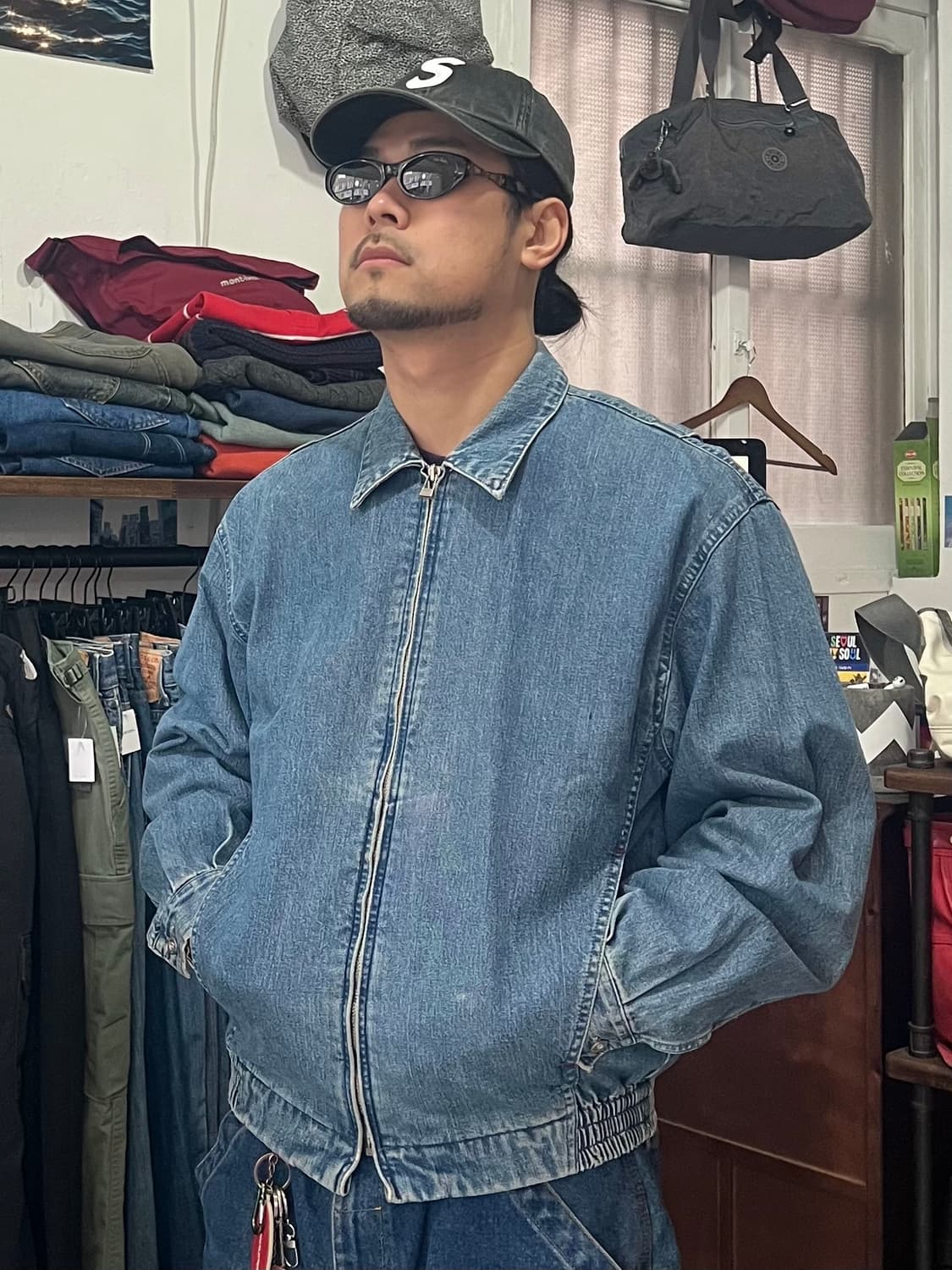 90’s BIG JOHN 데님 자켓 MADE IN JAPAN L 상품이미지2