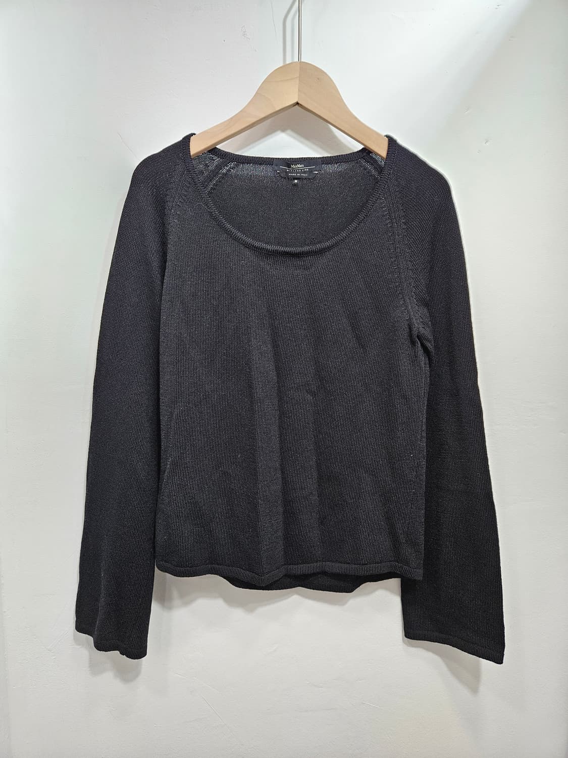 막스마라(MaxMara) 블랙 긴팔 니트 M 상품이미지1