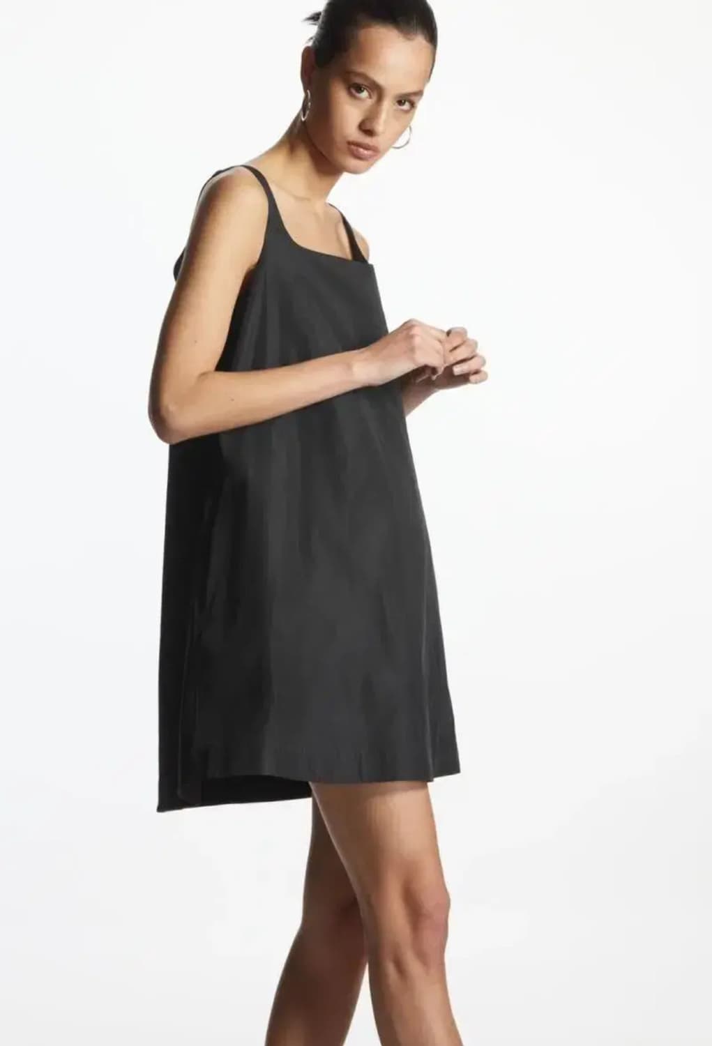 코스 컨트래스트 패널 미니 드레스 s 상품이미지1