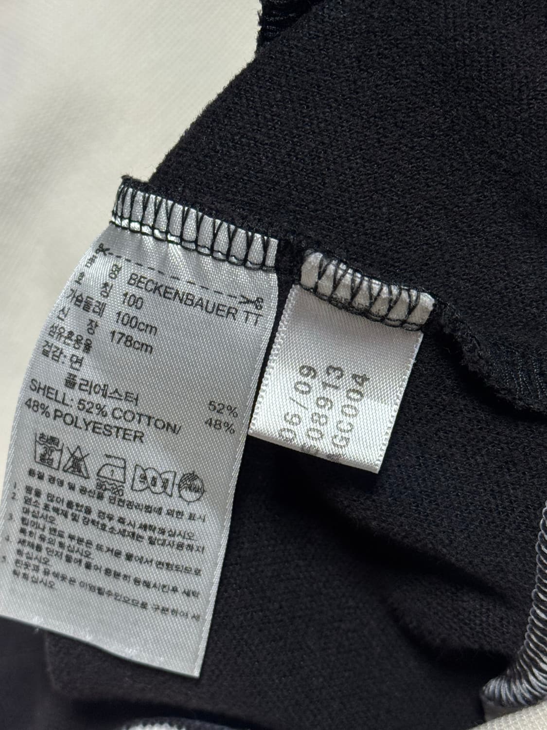 아디다스 00s 베켄바우어 블랙 져지 상품이미지5