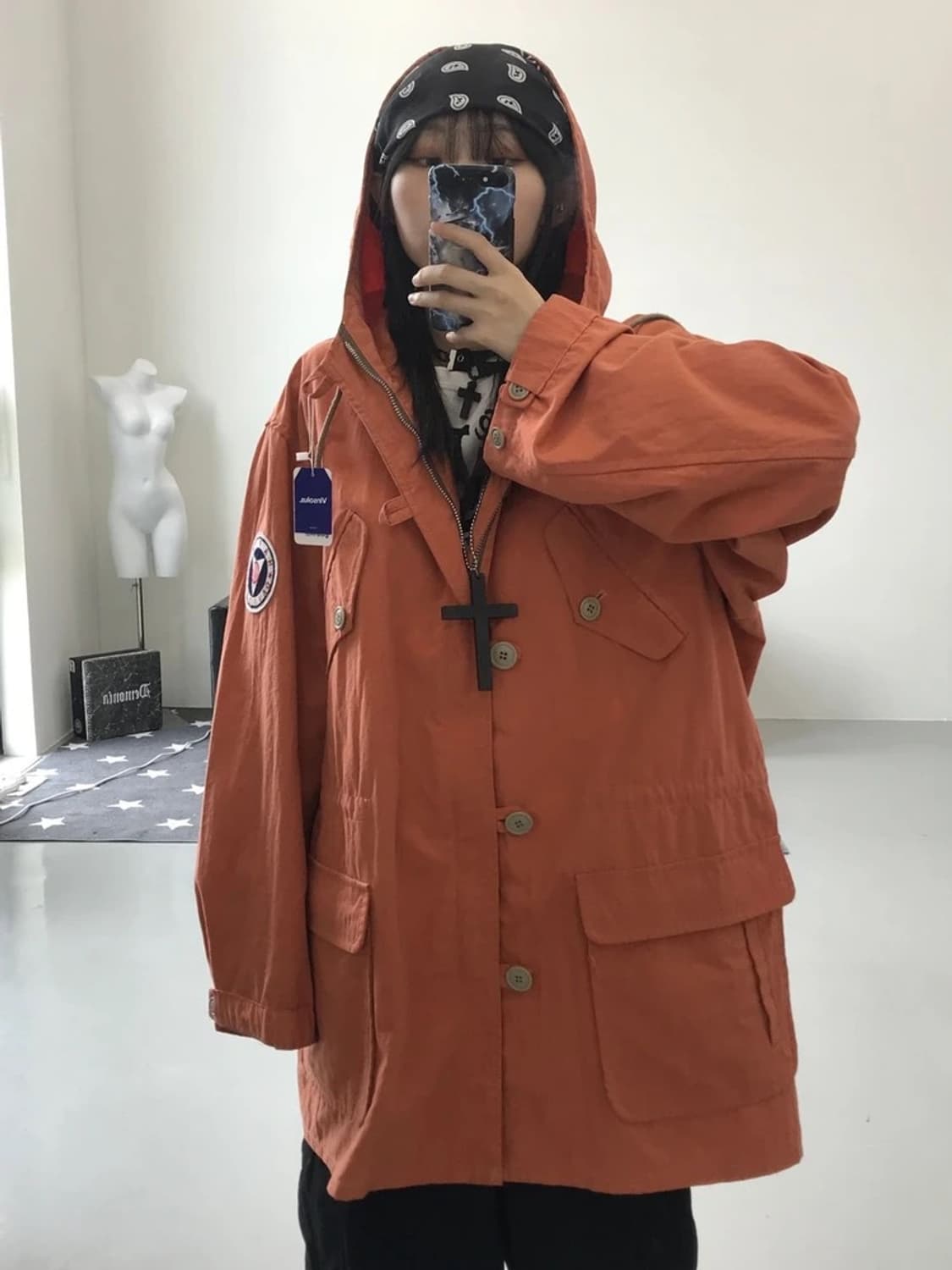  할리 데이비슨 오렌지 마운틴 파카 상품이미지3