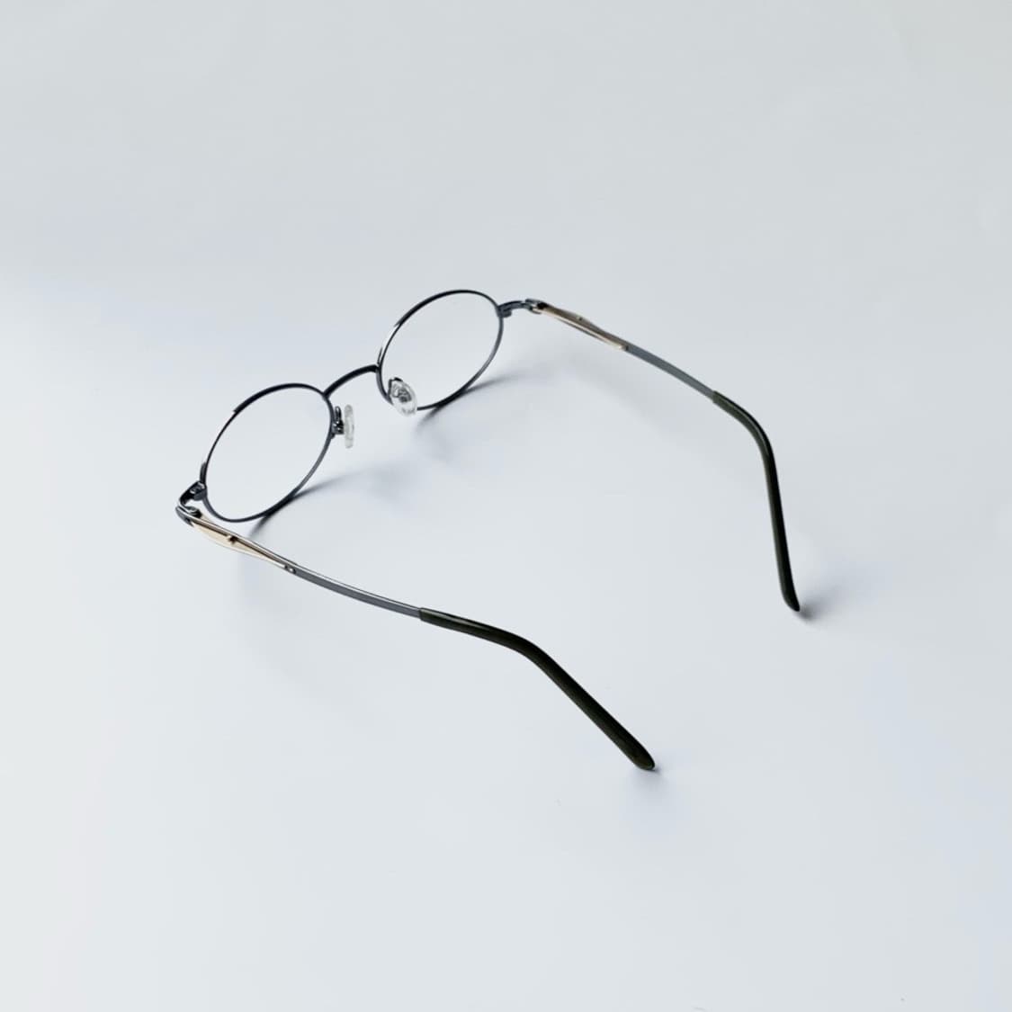[픽키-694] 건메탈 풀프레임 오벌 안경 슬림 라운드 메탈 프레임 상품이미지4