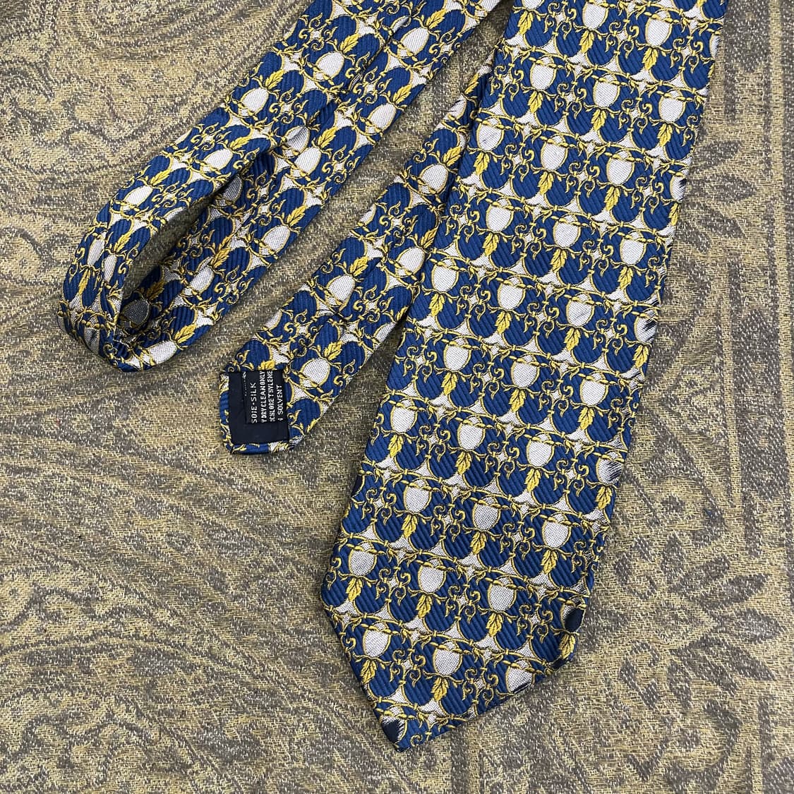 VERSACE 베르사체 실크 패턴 넥타이 하이엔드 명품 타이 상품이미지1