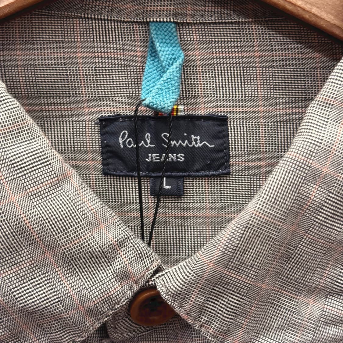 폴스미스 진스 코튼 긴팔 셔츠 자켓 더블 포켓 버튼 디테일 그레이 상품이미지7