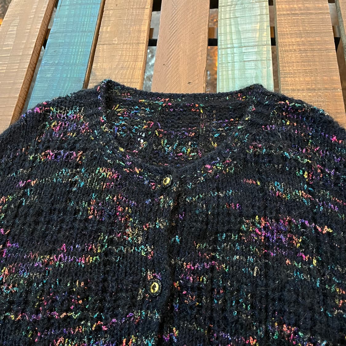 빈티지 핸드메이드 니트 가디건 상품이미지2