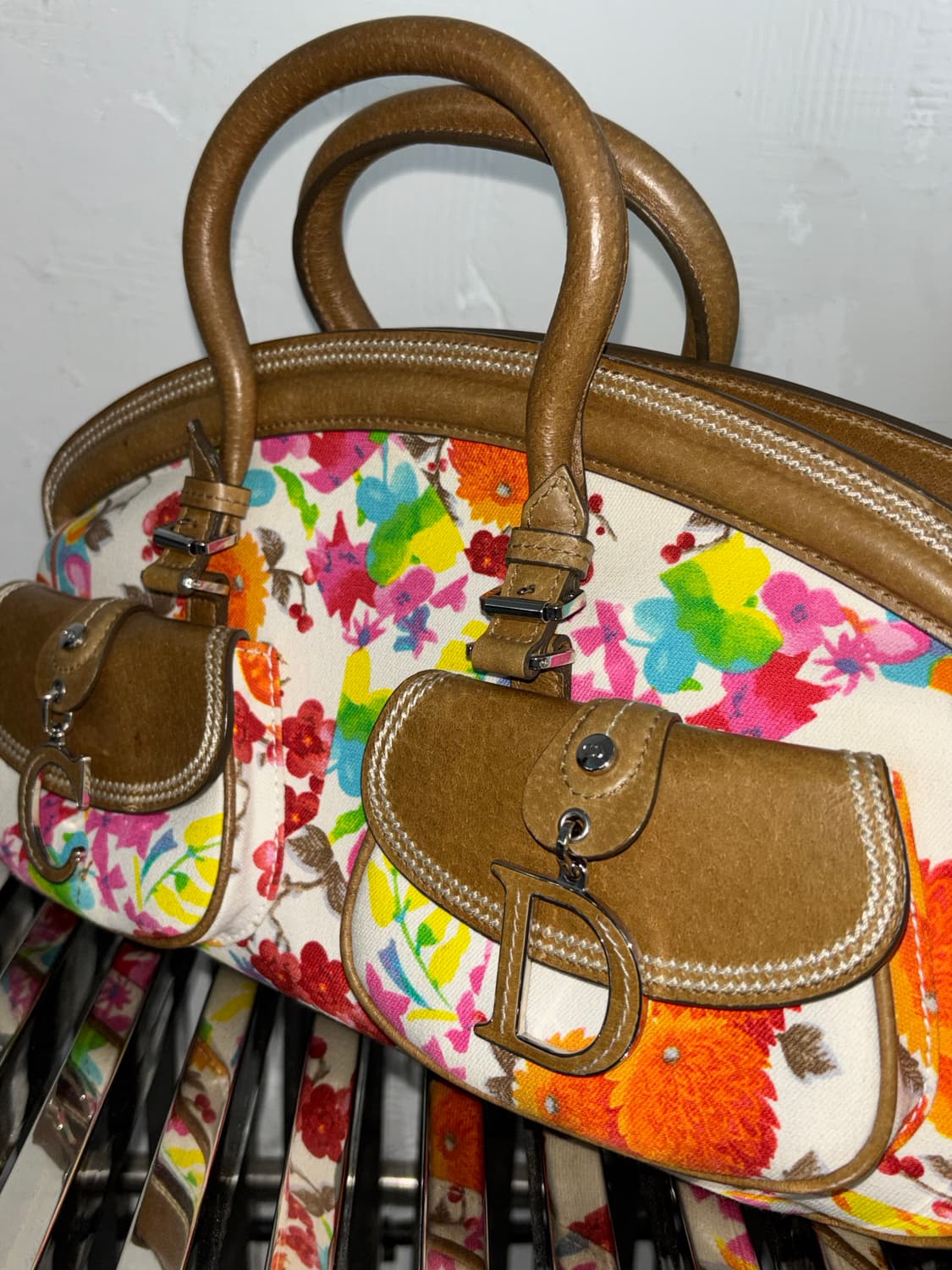 Dior 디올 2006s 플로럴 토트백 상품이미지4