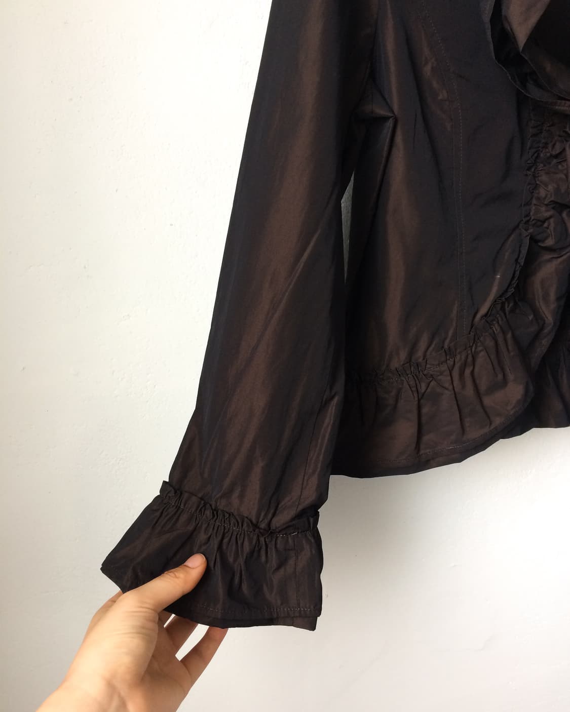 Glossy ruffle jacket 상품이미지4