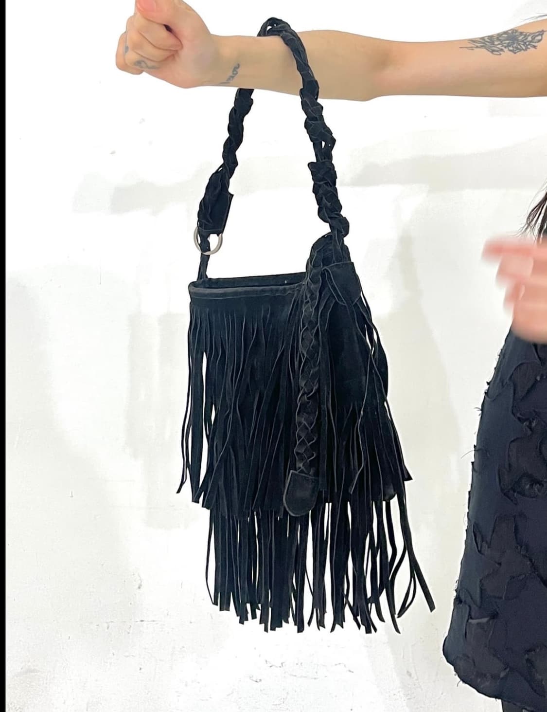 Fringe knot shoulder bag 상품이미지2