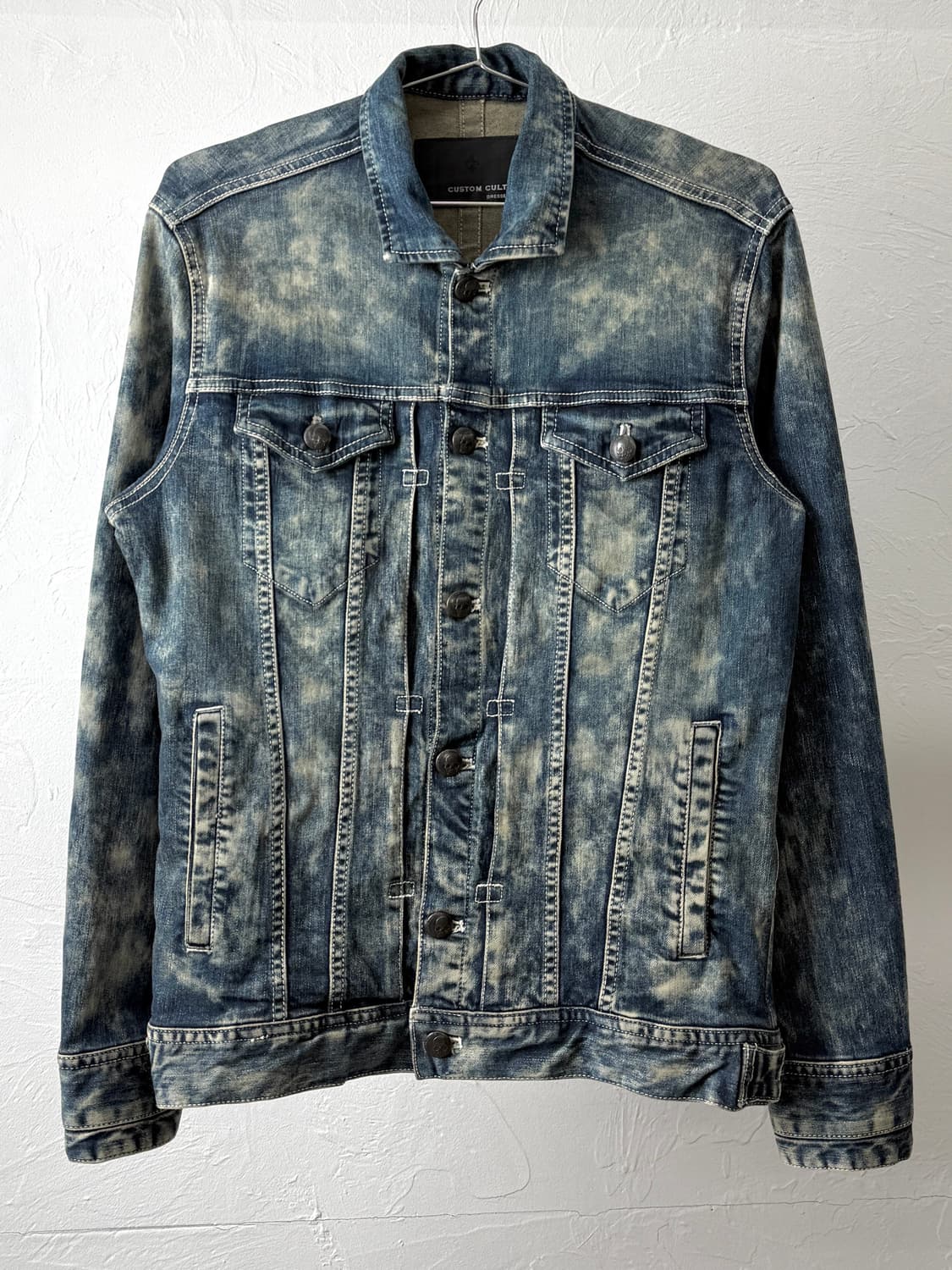 Custom Culture 데님 워싱 자켓 상품이미지2
