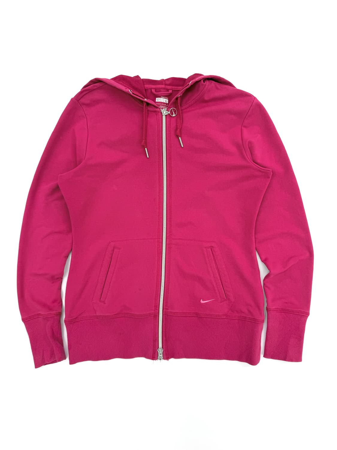 빈티지 나이키 핫핑크 로고 후드 집업 상품이미지1