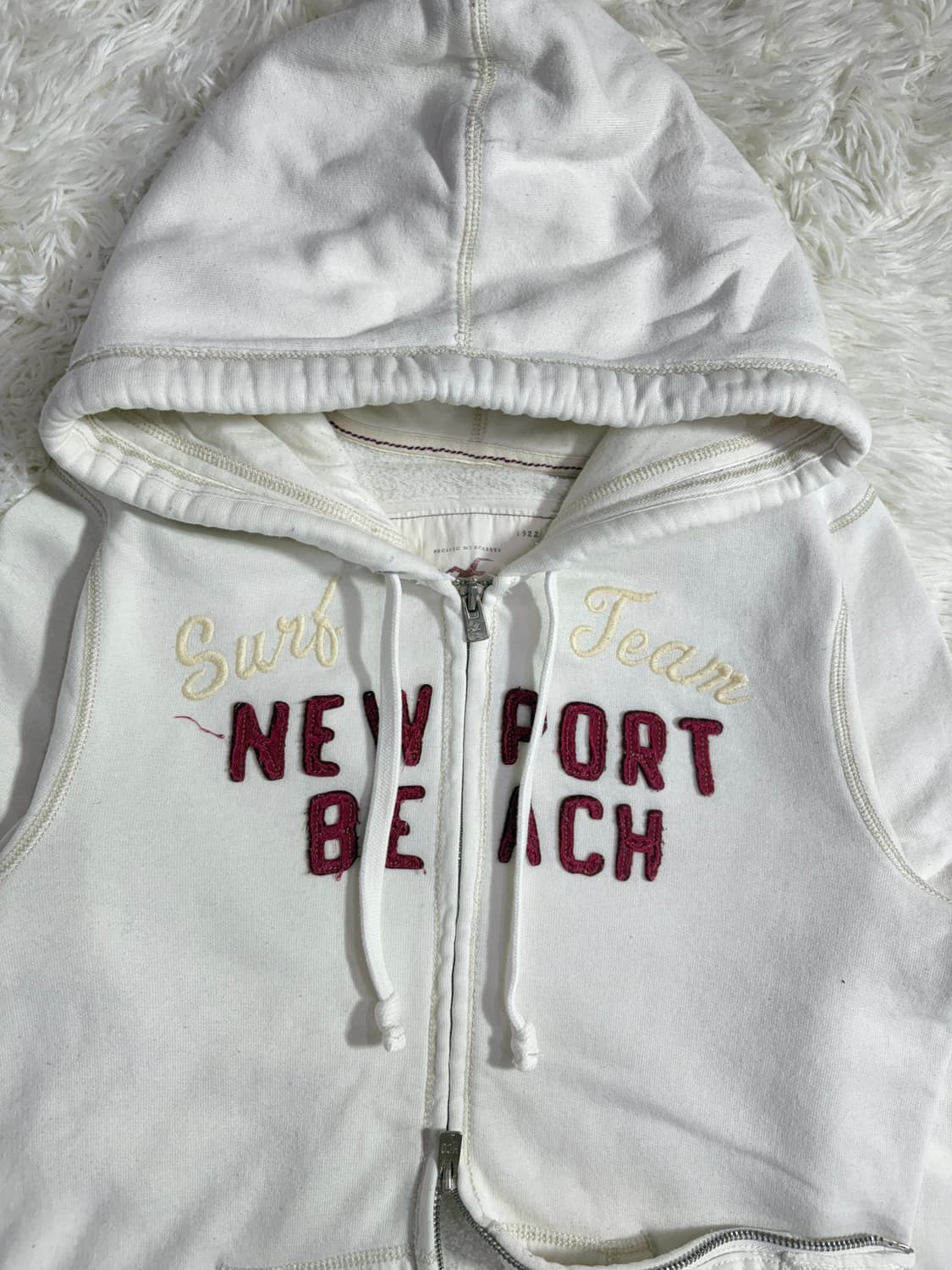 홀리스터 화이트 투웨이 후드집업  상품이미지5