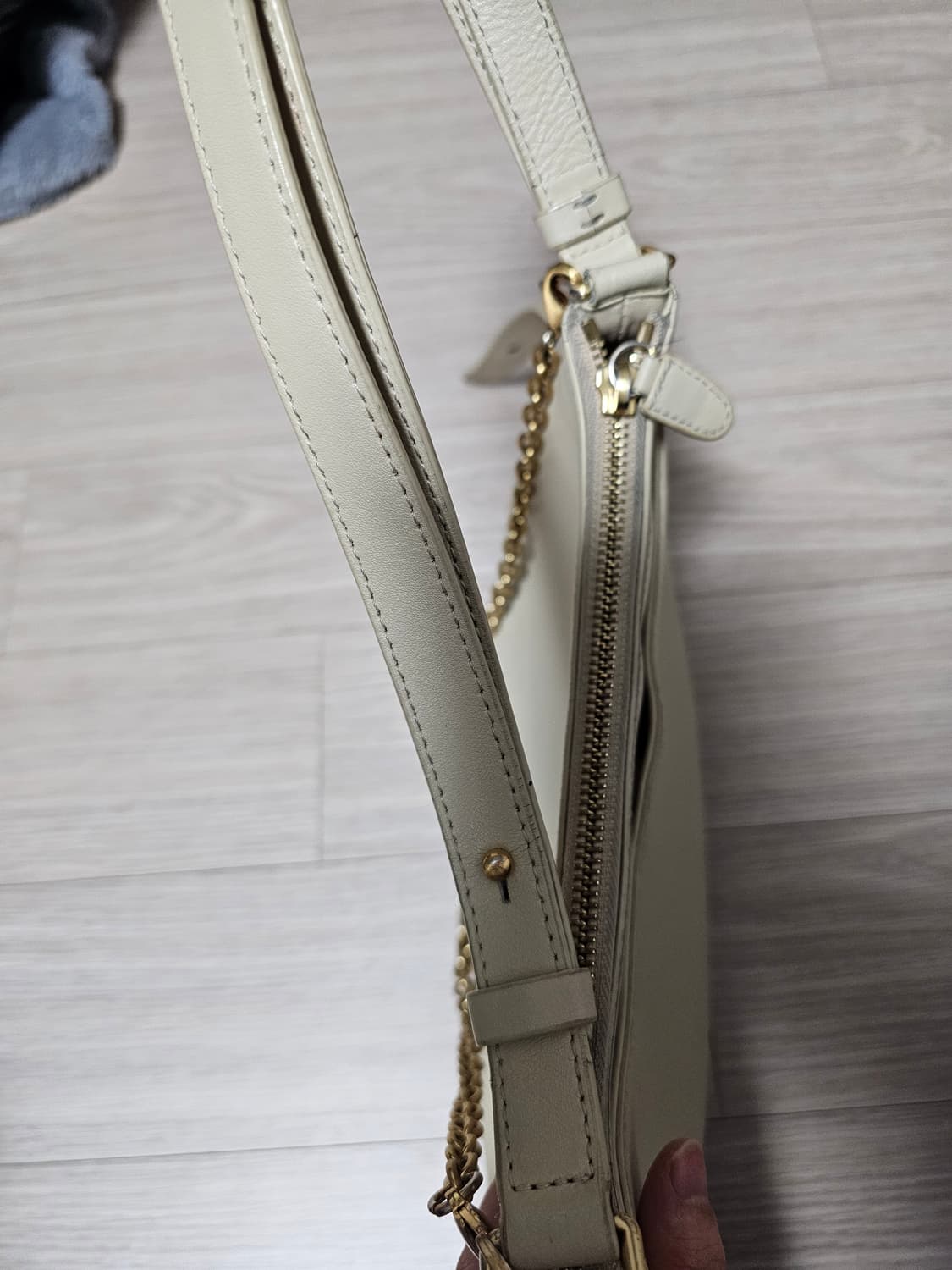 드메리엘 로지백 미디엄 크링클 아이보리 상품이미지5