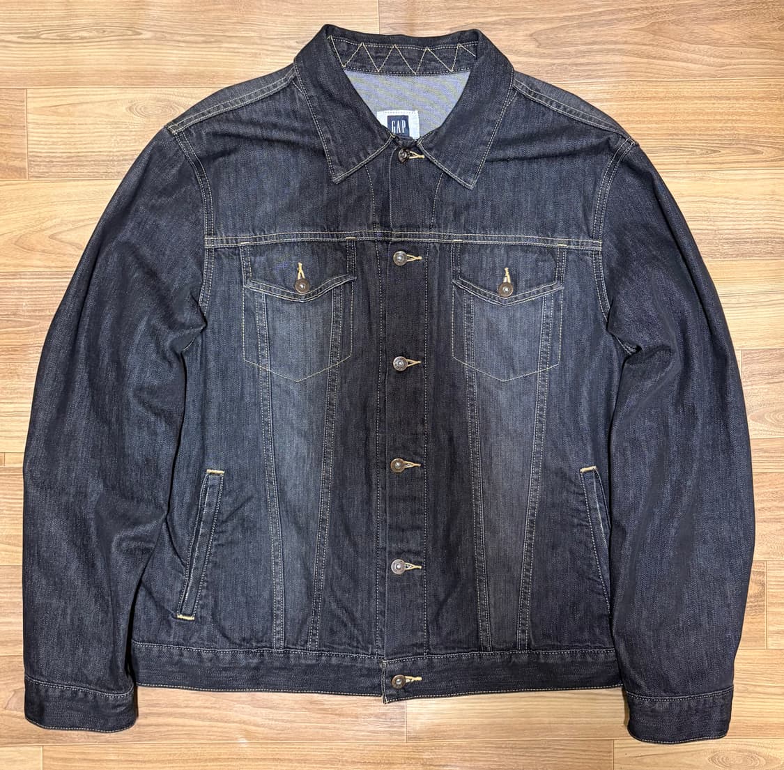 갭 블랙 데님 자켓 XL 상품이미지1